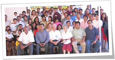 Algunos de los 32 misioneros de la mision peruana Atocri Algunos de los 32 misioneros de la mision peruana Atocri